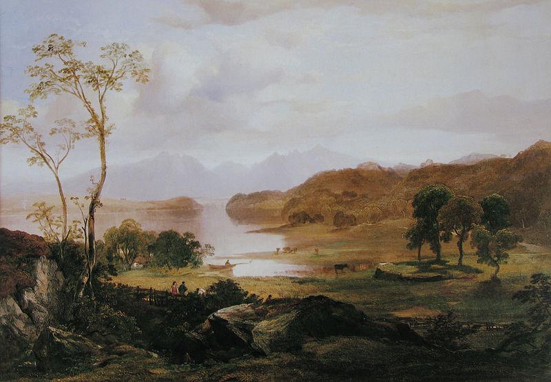 Horatio Mcculloch Loch Fad oil painting image